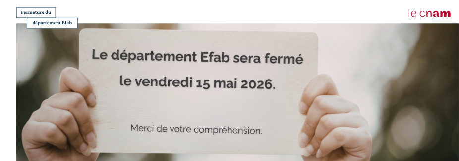 Affiche fermeture