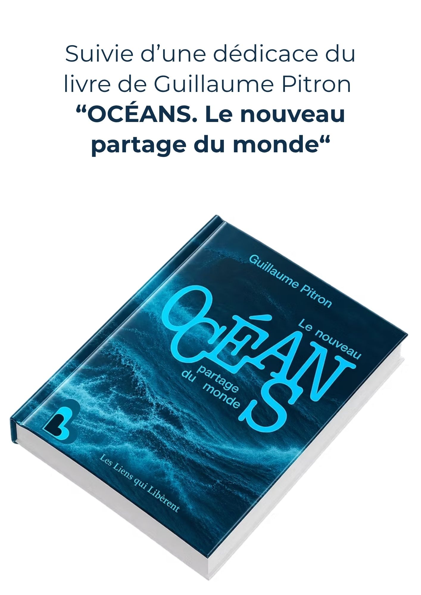 Dédicace du livre de Guillaume Pitron