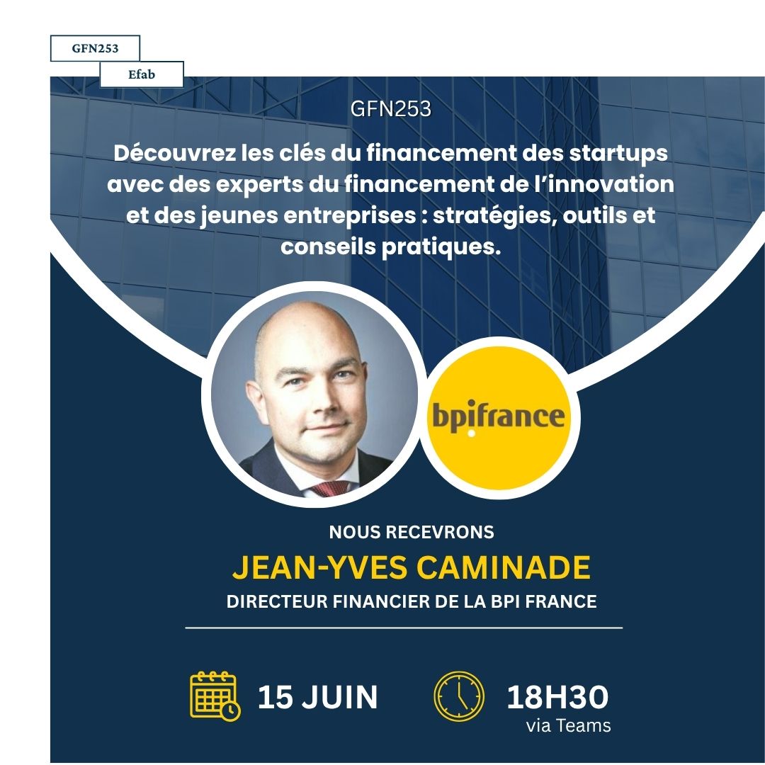 Intervention de Jean-Yves Caminade, directeur financier de la BPI France 